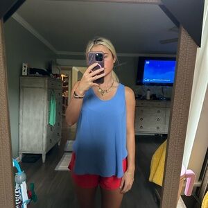 Blue tank top
